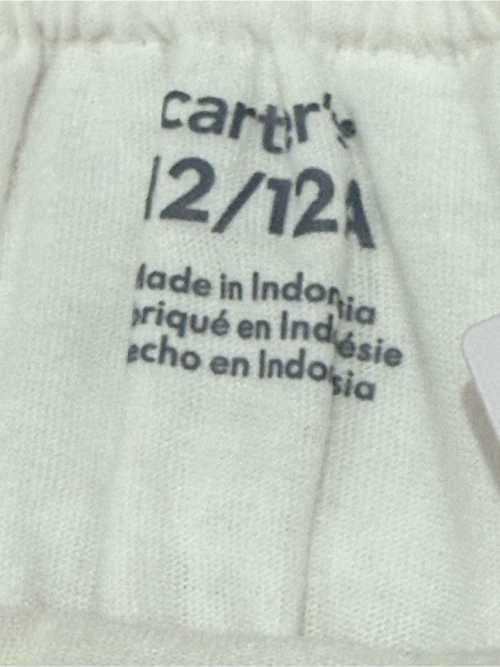 Carter’s Girls Size 12 White Smocked Peplum Textured Cami Top NWT